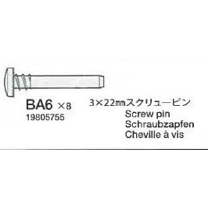 Schrauben 3 x 22 mm