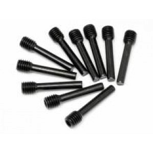 Gewindestift M5x3x22 mm schwarz 10 stk.