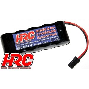 Accu 6V 1700 mAh flach Futaba Stecker