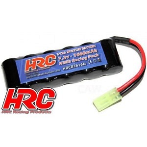 Accu NiMh 7.2V 1600 mAh Mini Tamiya Stecker