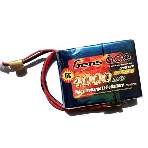 Lipo 7.4 V 4000 mAh TX 2S1P JST