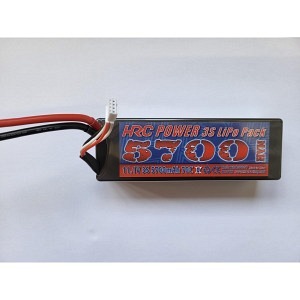 Lipo 3S 11.1.V 5700 Ah 70C  mit XT90 Stecker