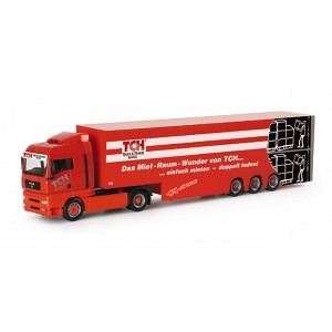 MAN TGAXLX Doppelstock-Koffersattelzug
