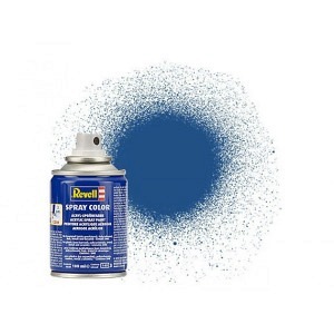 Farbspray blau matt 