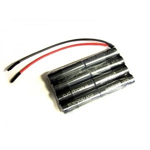 Accupack AA4x2 9.6V Eneloop schwarz